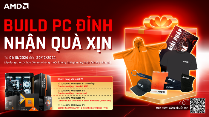 CTKM BUILD PC ĐỈNH - NHẬN QUÀ XỊN