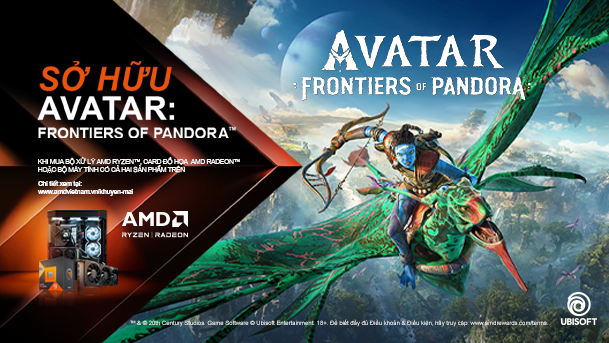 CTKM TẶNG GAME AVATAR: FRONTIERS OF PANDORA™