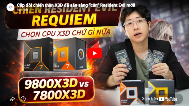 Cặp đôi chiến thần X3D đã sẵn sàng “cân” Resident Evil mới!