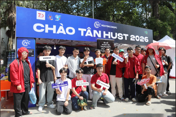 AMD cùng Nguyễn Công PC tham gia chương trình chào đón tân sinh viên Đại Học Bách Khoa Hà Nội